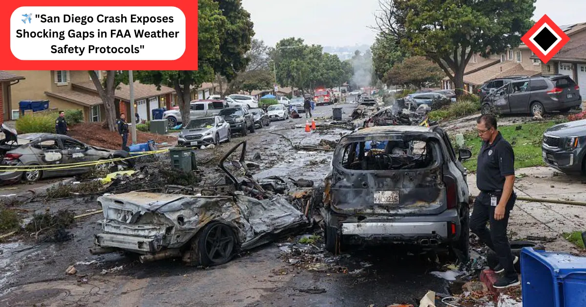 ✈️ "San Diego Crash Exposes Shocking Gaps in FAA Weather Safety Protocols"