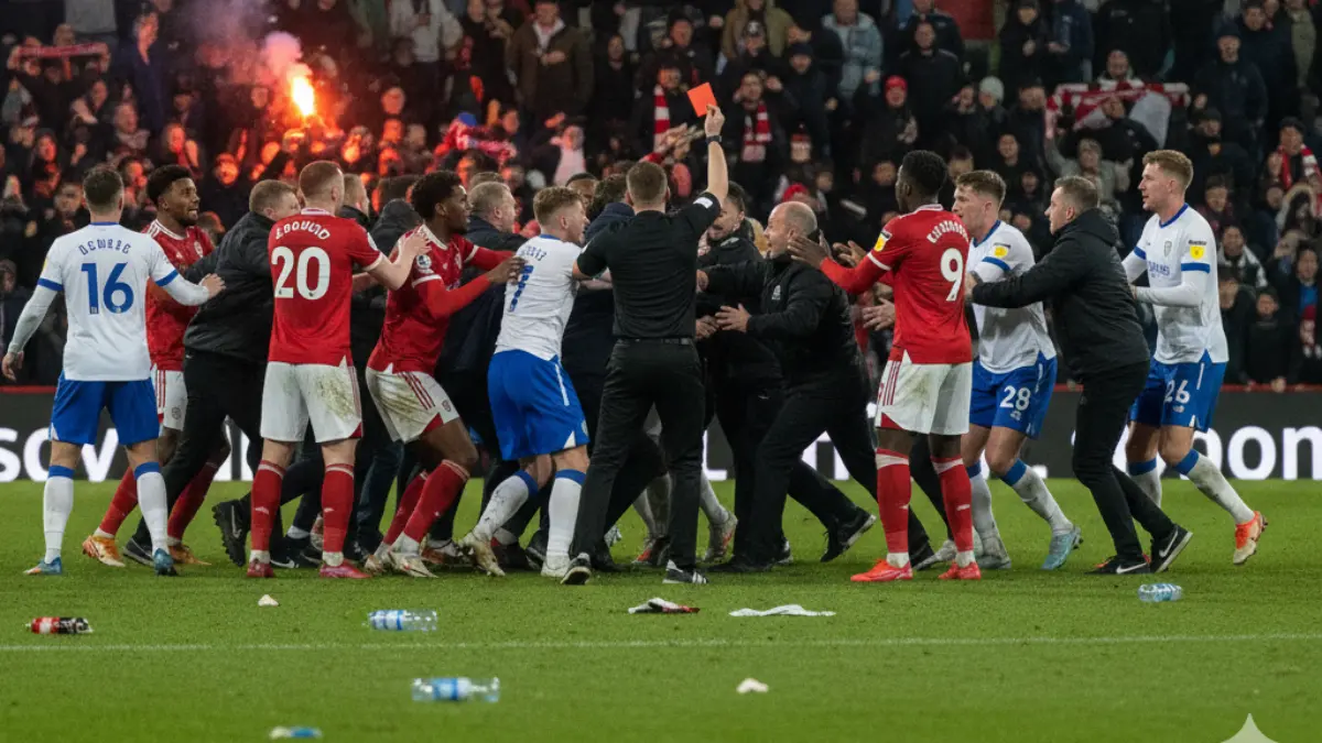 Unbelievable Finish! Nottingham Forest vs Leeds United Ends in Total Chaos