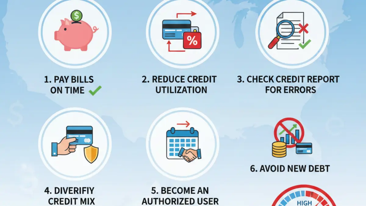 How to Improve Your Credit Score Fast (USA Guide)