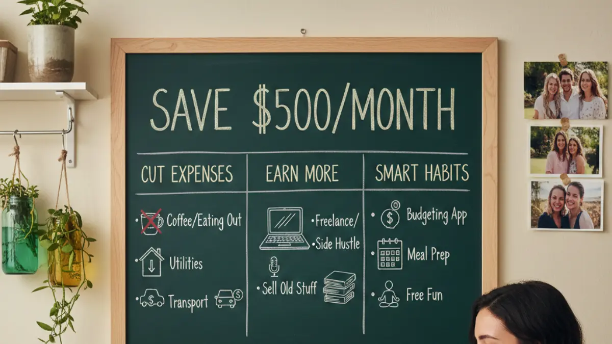 How to Save an Extra $500 Every Month on a Low Income