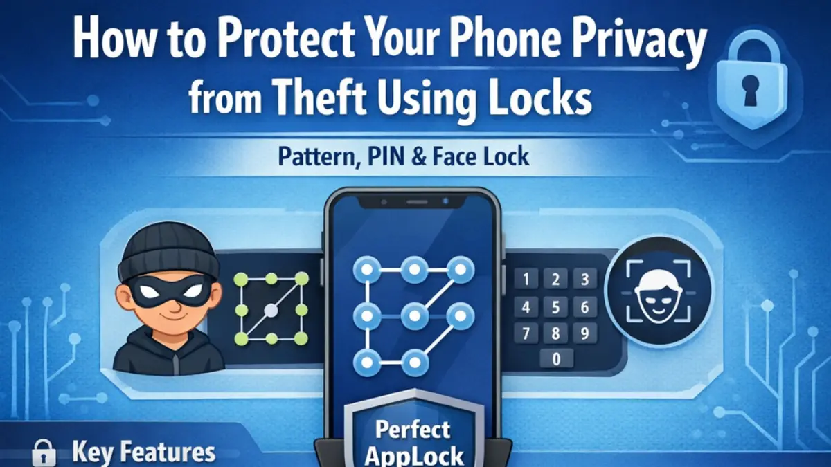 How to Protect Your Phone Privacy from Theft Using Locks (Pattern, PIN & Face)